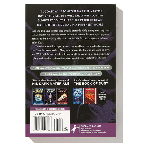 THE SUBTLE KNIFE: HIS DARK MATERIALS - PULLMAN. PHILIP CHILDRENS BOOKS